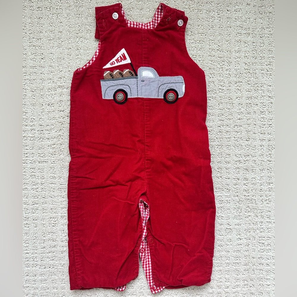 Bailey Boys Red and Gray Longall